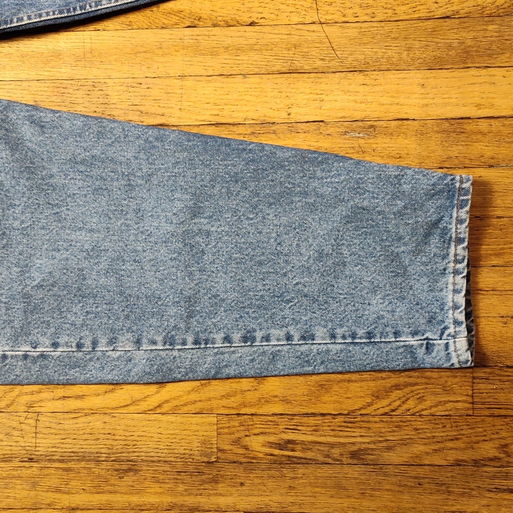 Levi's Orange Tab 550 Men's Blue Denim Jeans Size 42x30 - Picture 4 of 16